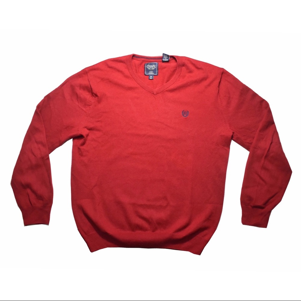 Chaps Men’s red crewneck sweater